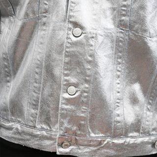 AGOLDE | Charli Metallic Trucker Jacket