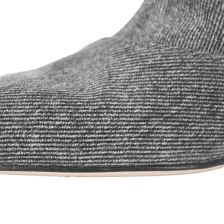 GIANVITO ROSSI | Elite Gray Denim Sock Booties