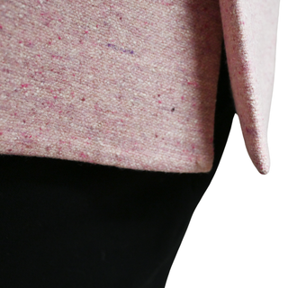 VERONICA BEARD | Pink Heather Wool-Blend Blazer