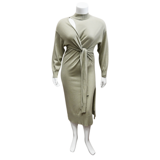 JONATHAN SIMKHAI | Hope Wrap Sweater Dress