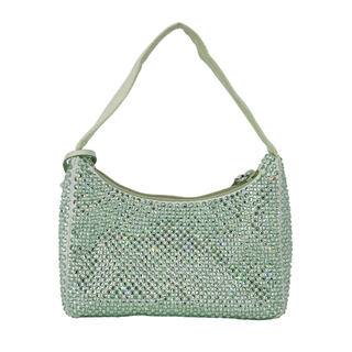 PRADA | Rhinestone Nylon Re-Edition Shoulder Bag