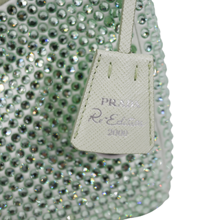 PRADA | Rhinestone Nylon Re-Edition Shoulder Bag