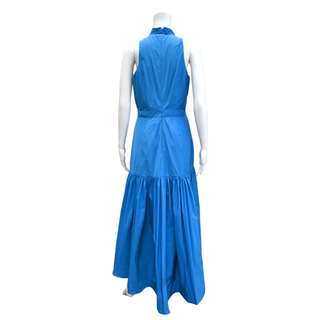 VERONICA BEARD | Radley Blue Halter Maxi Dress