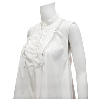 BRUNELLO CUCINELLI | Monili Sleeveless Button-Up Blouse