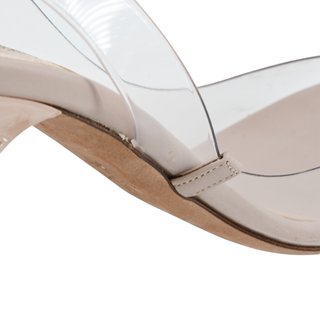 VALENTINO | Clear PVC Rhinestone Slingback Heels