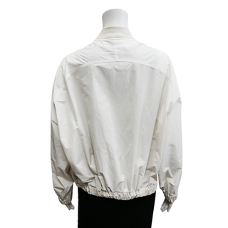 BRUNELLO CUCINELLI | White Monili Bomber Jacket