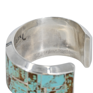 &nbsp; | Turquoise Inlay Wide Cuff Bracelet