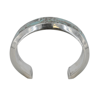 &nbsp; | Turquoise Inlay Wide Cuff Bracelet