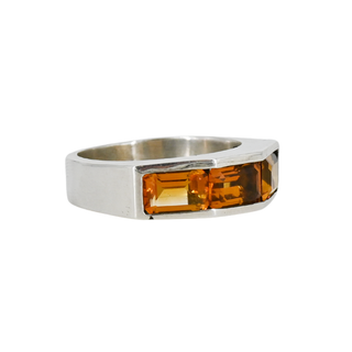 &nbsp; | Citrine Channel Set Ring