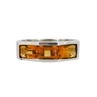 &nbsp; | Citrine Channel Set Ring