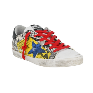 GOLDEN GOOSE | Colorblock Snake Superstar Sneakers