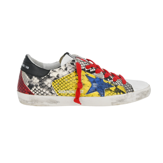 GOLDEN GOOSE | Colorblock Snake Superstar Sneakers