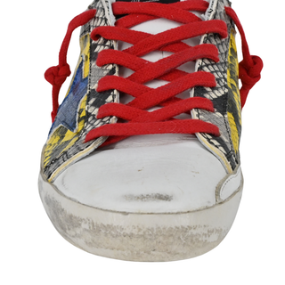 GOLDEN GOOSE | Colorblock Snake Superstar Sneakers