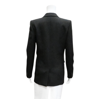 SAINT LAURENT | Black Wool Blazer