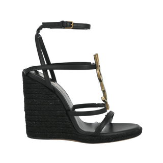 SAINT LAURENT | Cassandra Wedge Espadrilles