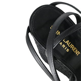 SAINT LAURENT | Cassandra Wedge Espadrilles