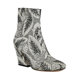 DRIES VAN NOTEN | Metallic Brocade Ankle Boots