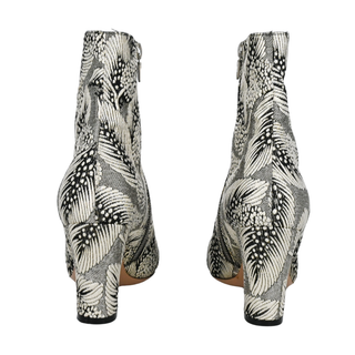 DRIES VAN NOTEN | Metallic Brocade Ankle Boots