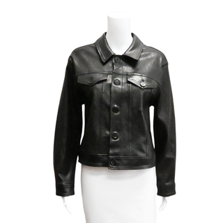 FRAME | Black Leather Jacket