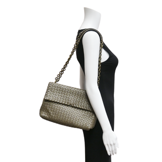 BOTTEGA VENETA | Olimpia Intrecciato Leather Shoulder Bag