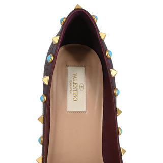 VALENTINO GARAVANI | Rockstud Rolling Leather Pumps