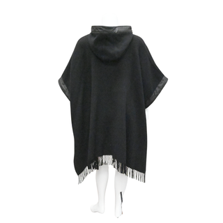 MONCLER | Wool Fringe Poncho