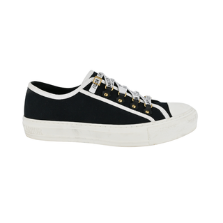 CHRISTIAN DIOR | Walk'n'Dior Black Canvas Sneakers