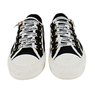 CHRISTIAN DIOR | Walk'n'Dior Black Canvas Sneakers