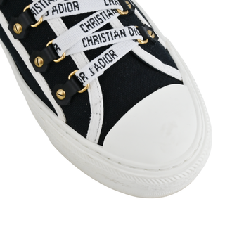 CHRISTIAN DIOR | Walk'n'Dior Black Canvas Sneakers