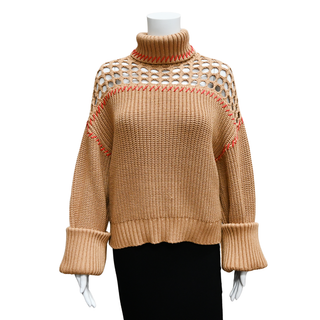 Lilian Camel Knit Sweater