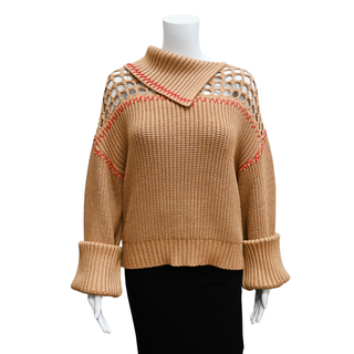 Lilian Camel Knit Sweater