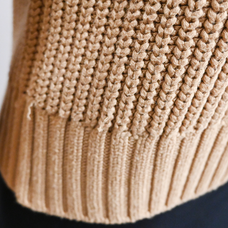 Lilian Camel Knit Sweater