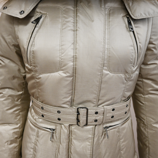 BURBERRY | Light Taupe Puffer Jacket