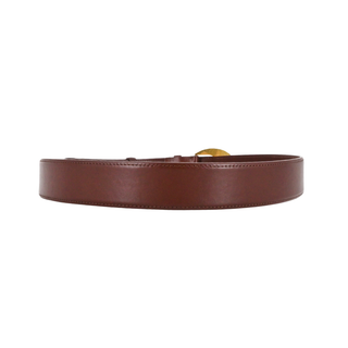 THE ROW | Cherry Brown Leather Belt