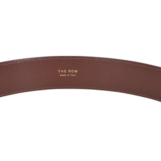 THE ROW | Cherry Brown Leather Belt