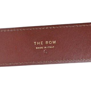 THE ROW | Cherry Brown Leather Belt