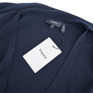 THEORY | Navy Neck-Tie Top