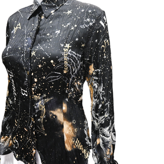 ROBERTO CAVALLI | Astrology Print Blouse