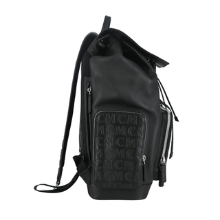 MCM | Brandenburg Monogram Embossed Leather Backpack