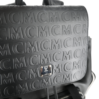 MCM | Brandenburg Monogram Embossed Leather Backpack