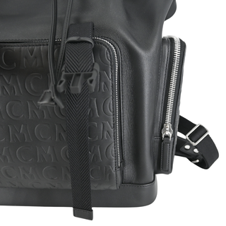 MCM | Brandenburg Monogram Embossed Leather Backpack