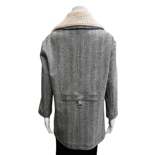 ALTUZARRA | Herringbone Wool-Blend Coat