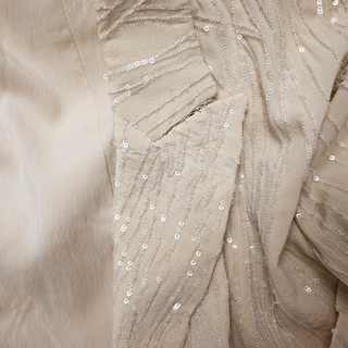 BRUNELLO CUCINELLI | Beige Sequin Blazer