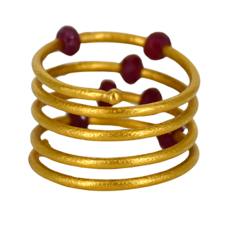 GURHAN | 24K Gold Ruby Wrap Ring