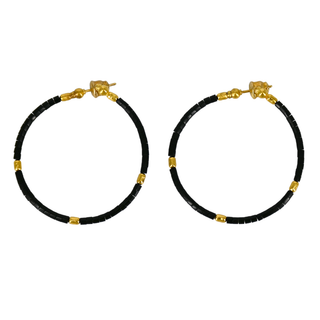 GURHAN | Jet Set Beaded Hoop Earrings