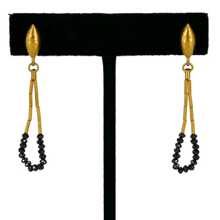 GURHAN | Black Diamond Drop Earrings