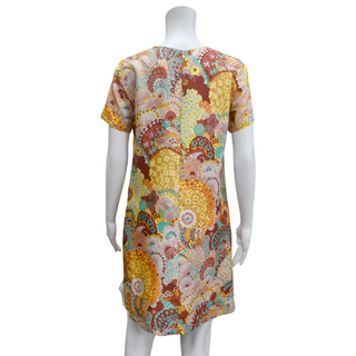 LA DOUBLE J' | Multi Color Floral Print Shift Dress