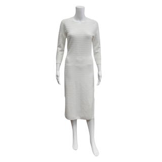 THEORY | Reverie White Midi Dress