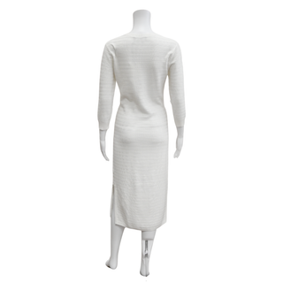 THEORY | Reverie White Midi Dress