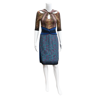 MISSONI | Multi-Color Geometric Pattern Dress